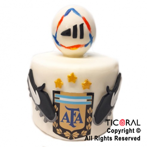 ADOR TORTA FALSA ARGENTINA AFA EQUIPO FUTBOL A. PORC FRIA x 1